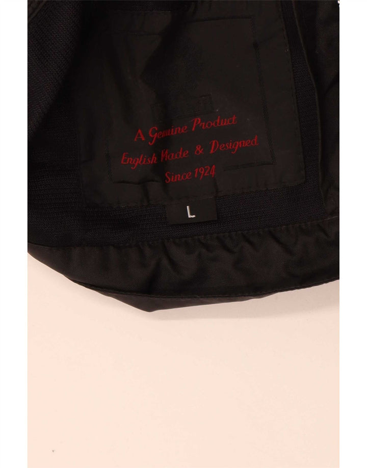 Belstaff Mens Racer Jacket UK 40 grande bloco colorido preto