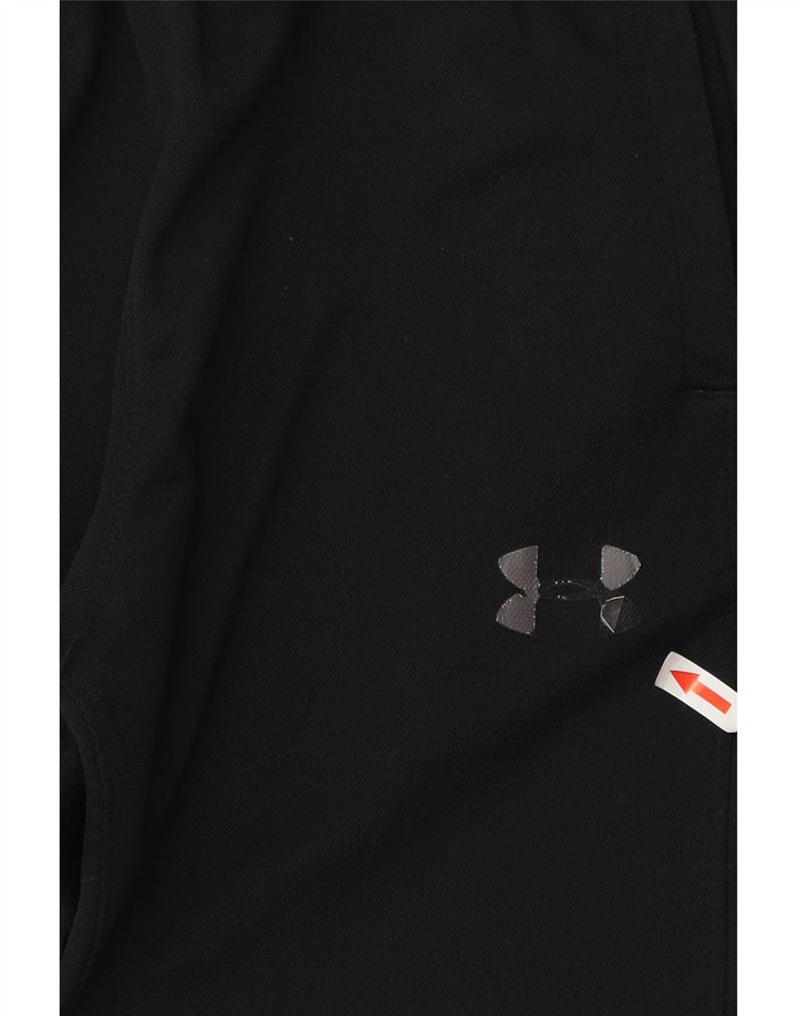 Calça de treino masculina Under Armour poliéster preto médio