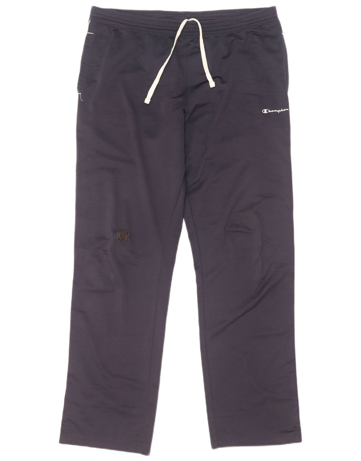 Calça de treino masculina Champion 2XL poliéster azul marinho