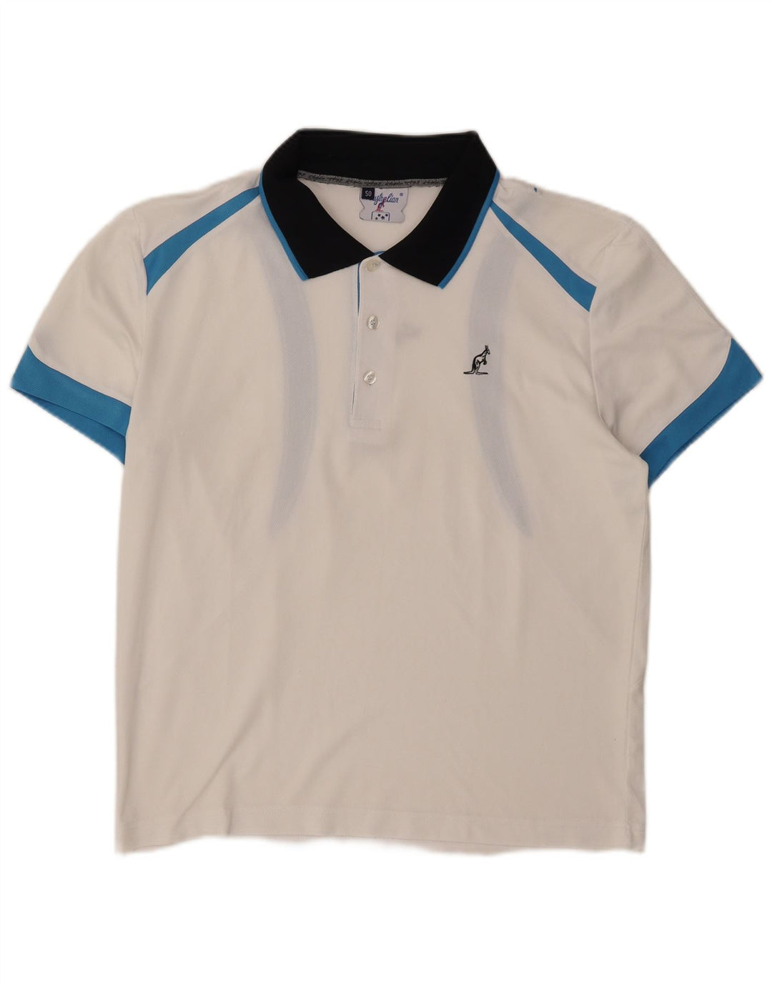 Camisa polo masculina AUSTRALIAN L'ALPINA IT 50 Medium White Colourblock