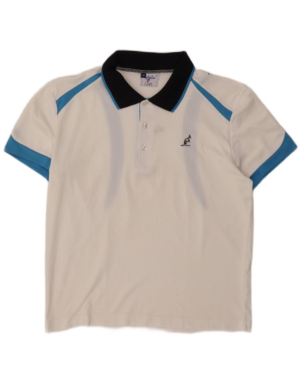Camisa polo masculina AUSTRALIAN L'ALPINA IT 50 Medium White Colourblock