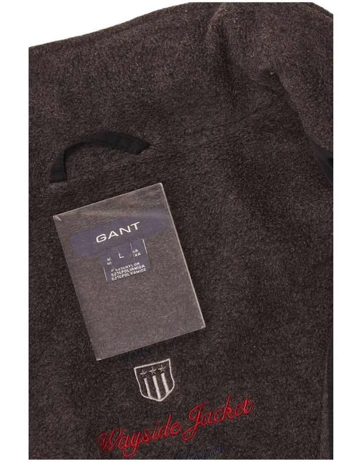 Jaqueta bomber masculina Gant UK 40 grande nylon preto
