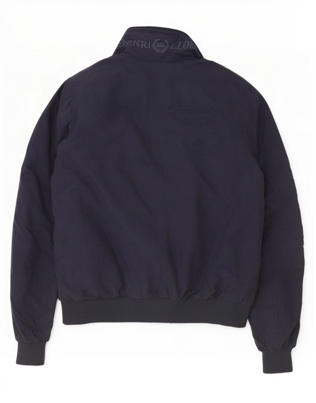 Jaqueta bomber masculina Henri Lloyd gráfica Reino Unido 40 grande nylon azul marinho