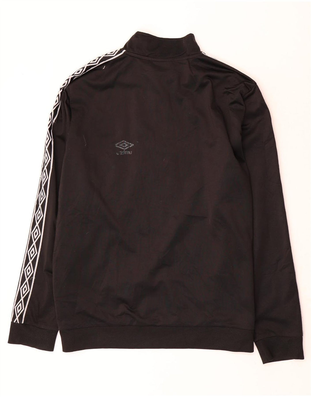 Umbro Mens Graphic Pullover Treino Top 2XL Poliéster Geométrico Preto