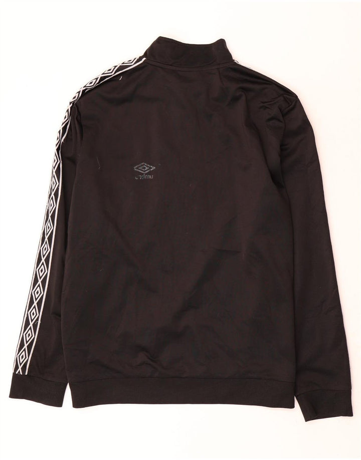 Umbro Mens Graphic Pullover Treino Top 2XL Poliéster Geométrico Preto