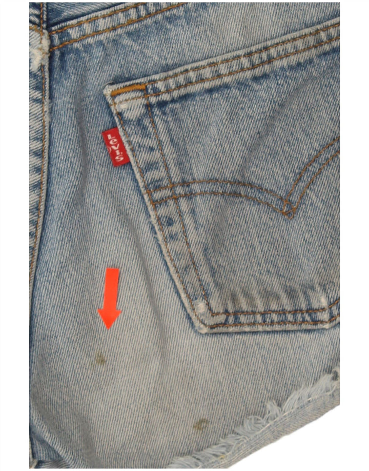 Shorts jeans feminino Levi's W26 pequeno azul