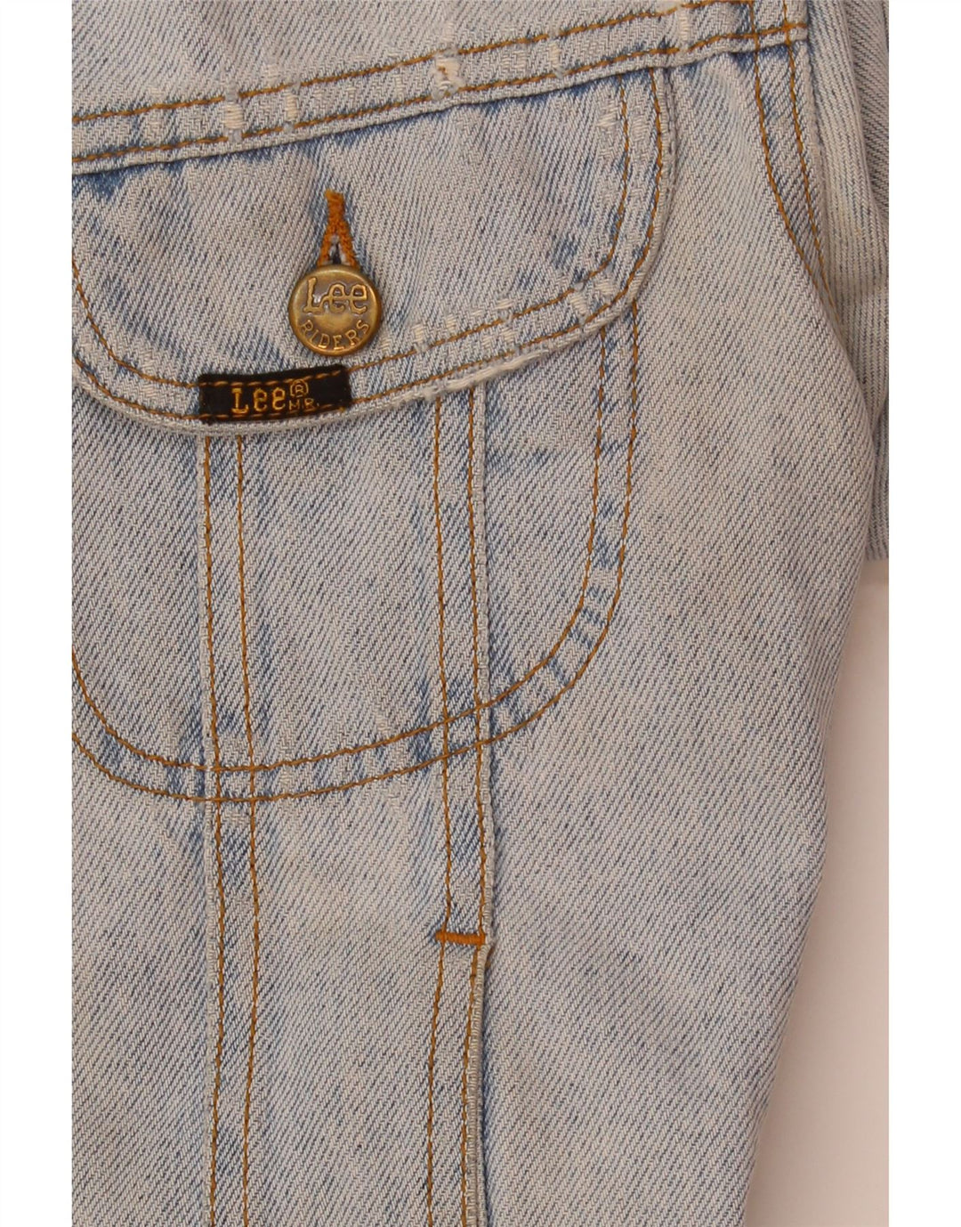 Jaqueta jeans feminina Lee UK 14 azul médio