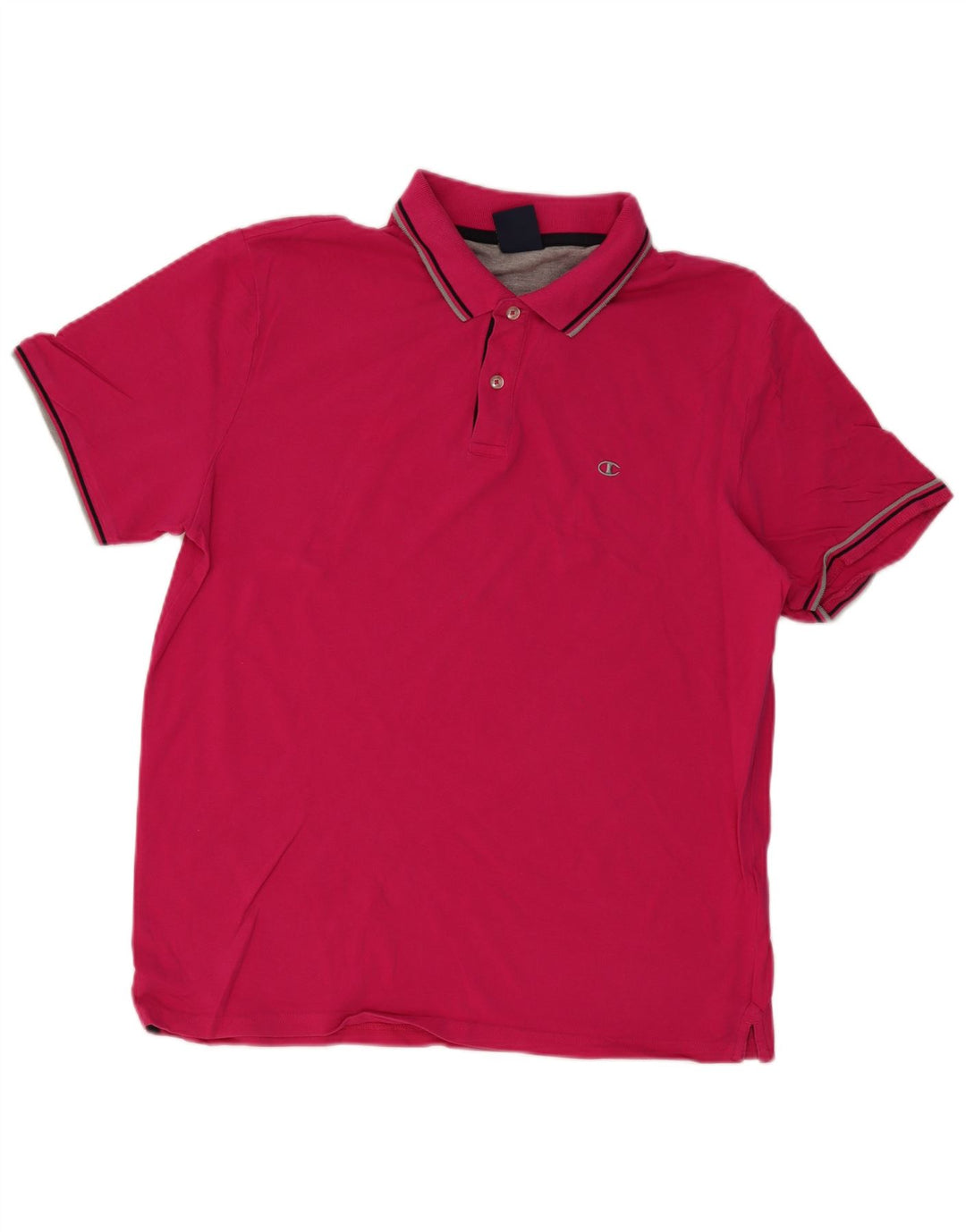 Camisa polo masculina CHAMPION 2XL algodão rosa