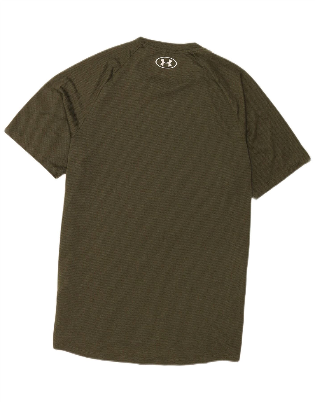 Camiseta masculina Under Armour Top médio cáqui poliéster