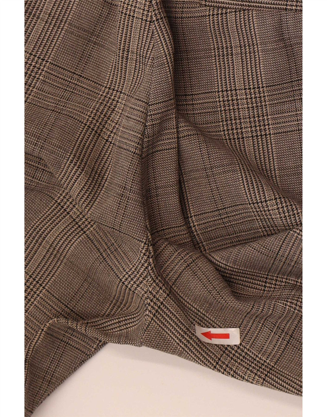 Zara Calça Chino Feminina Slim Pequena W26 L25 Cinza Xadrez