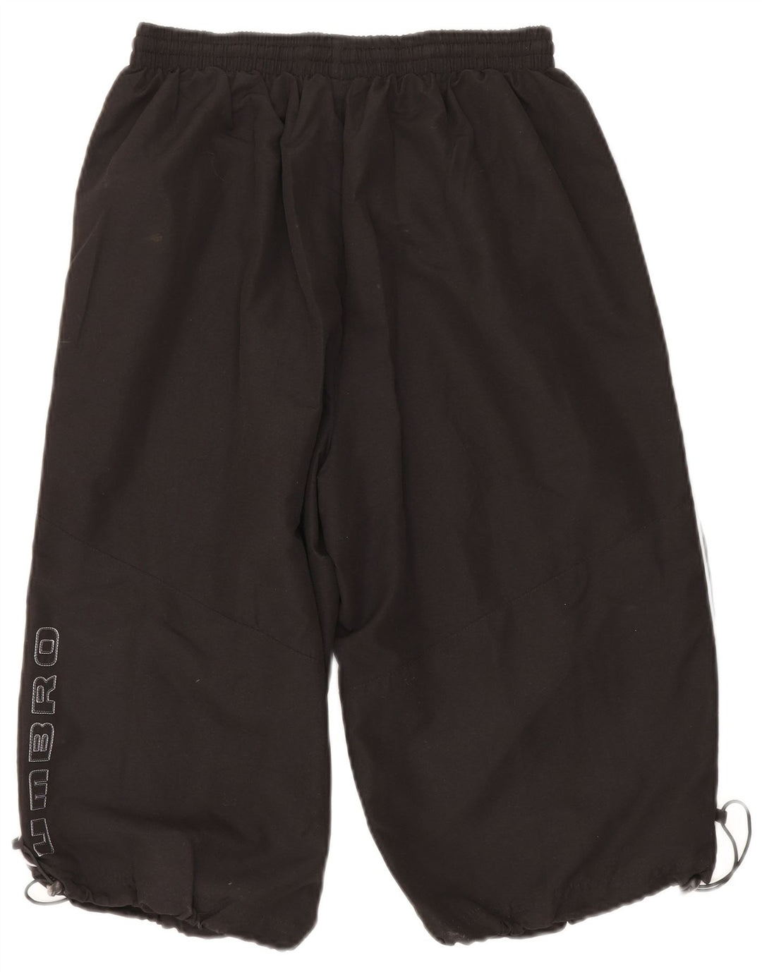 Umbro Mens Graphic Bermuda Sport Shorts Grande Poliéster Preto