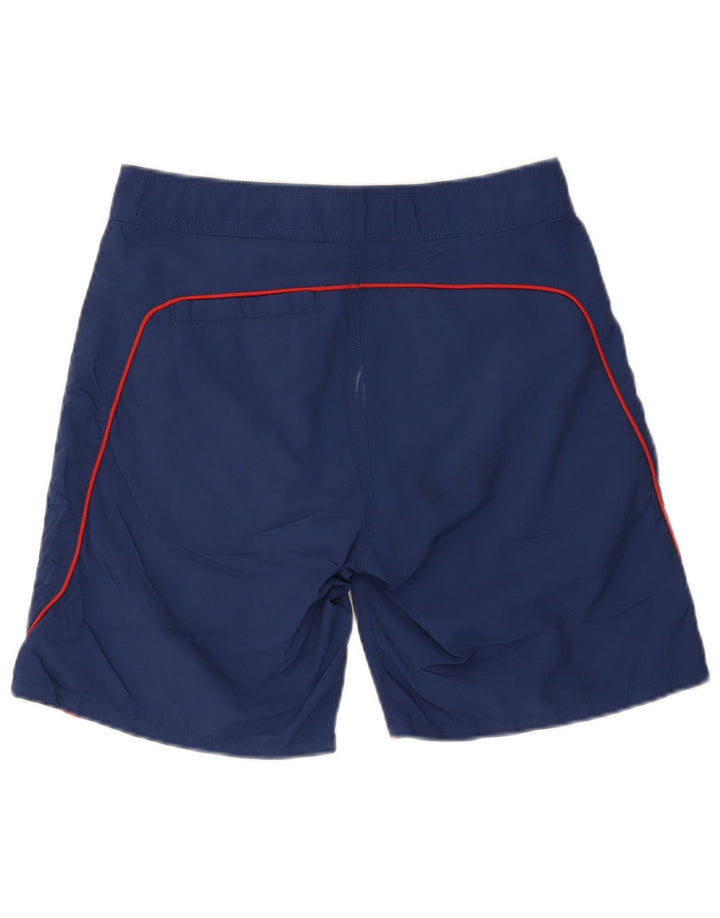 Shorts de natação masculino Woolrich Graphic médio azul marinho nylon