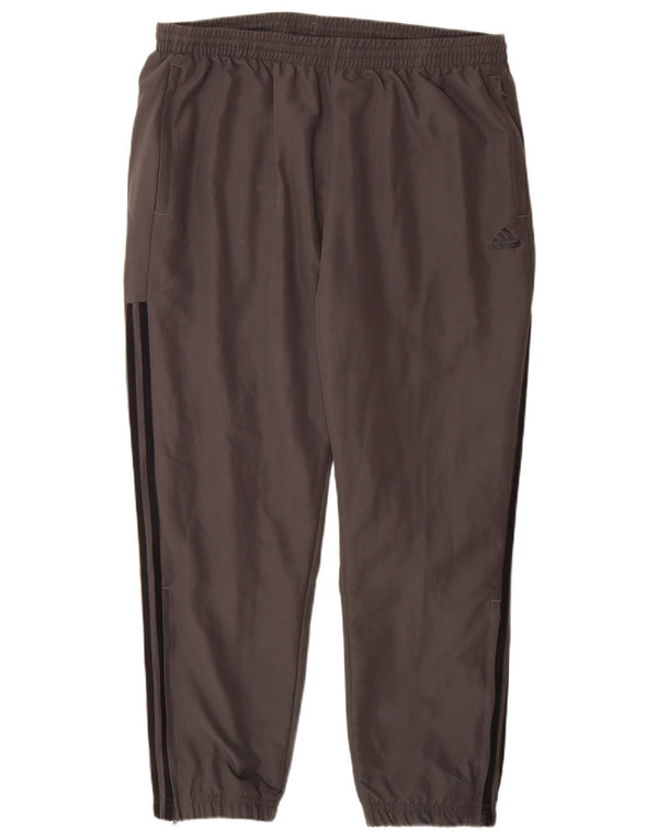Calças de treino masculinas ADIDAS XL cinza poliéster