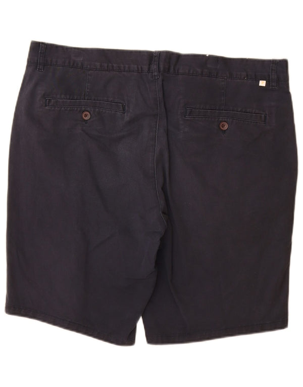 Farah Mens Chino Shorts W36 Grande Algodão Azul Marinho