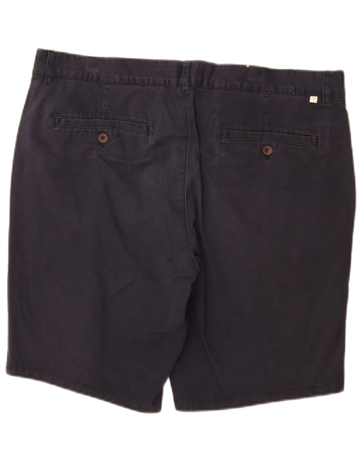 Farah Mens Chino Shorts W36 Grande Algodão Azul Marinho