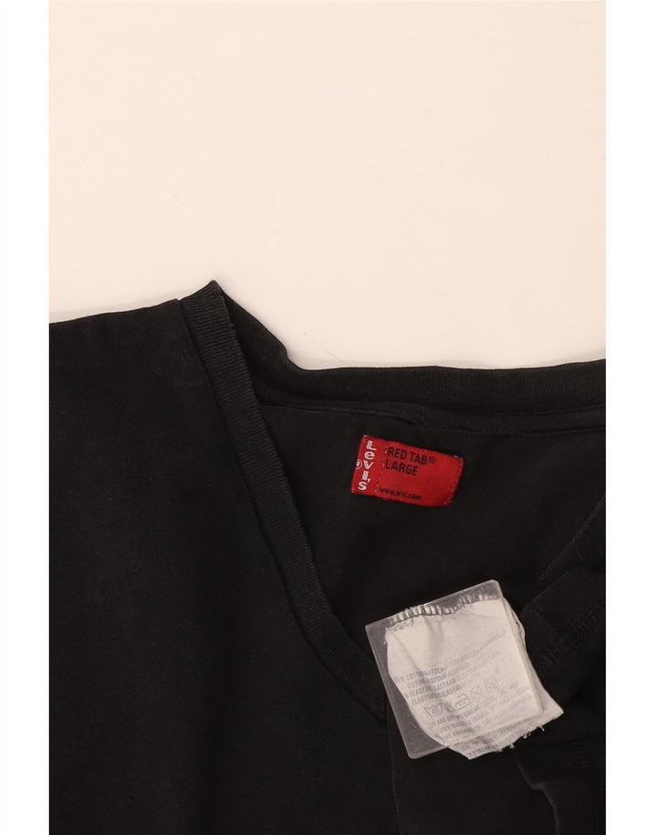Camiseta masculina Levi's grande algodão azul marinho