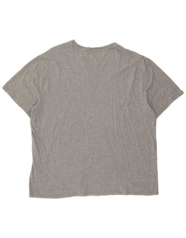 Camiseta masculina Tommy Hilfiger Top 2XL algodão cinza