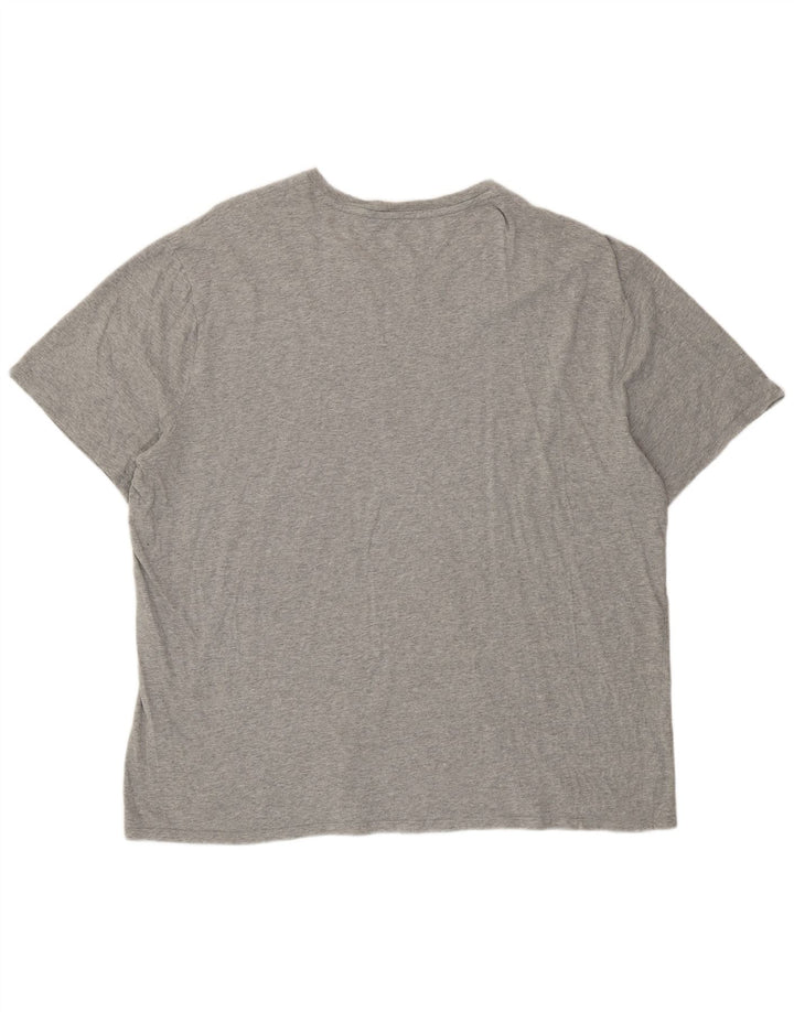 Camiseta masculina Tommy Hilfiger Top 2XL algodão cinza