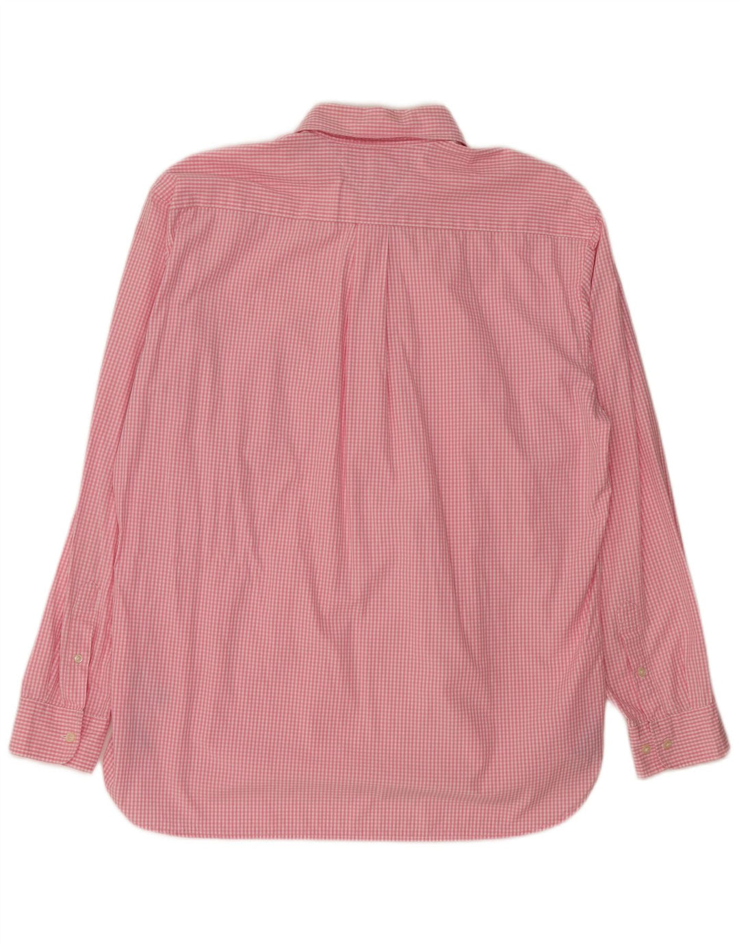 Camisa masculina TOMMY HILFIGER XL algodão guingão rosa