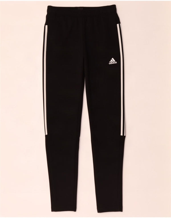 Adidas Mens Aeroready Calças de treino de algodão preto médio
