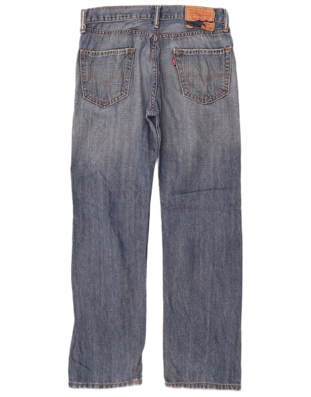 Levi's Masculino 505 Straight Jeans W30 L30 Azul Algodão