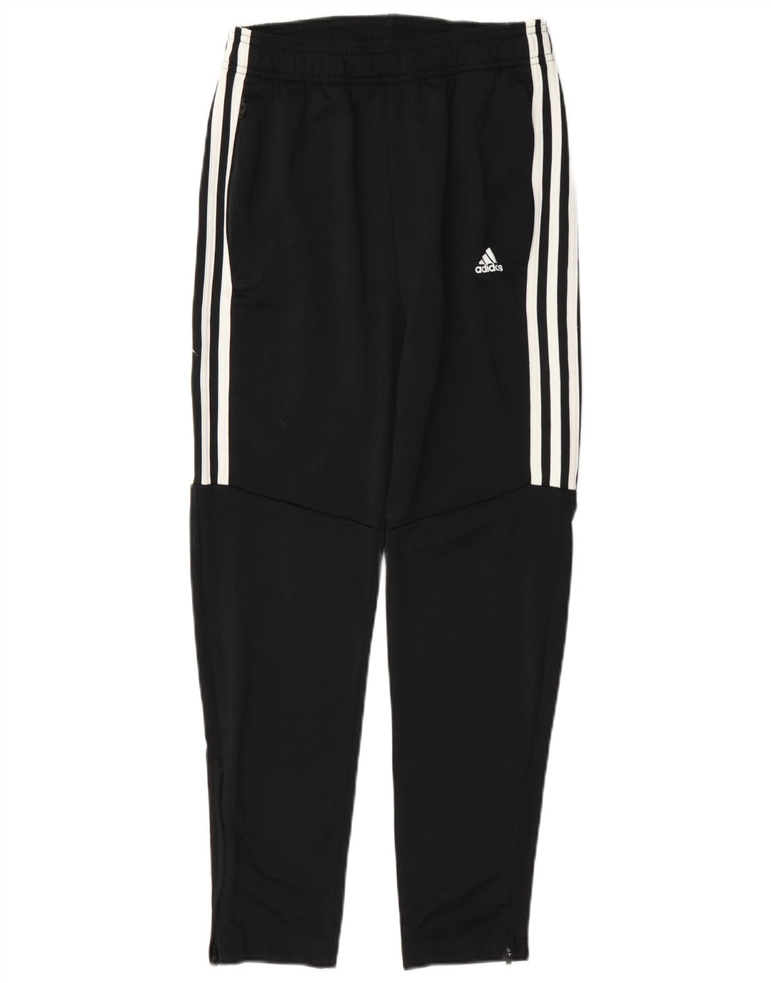 Calças de treino Adidas Boys Climalite 11-12 anos preto poliéster