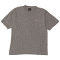 Camiseta masculina Champion pequena cinza manchada