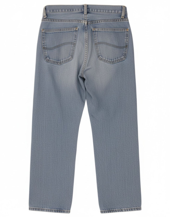 Lee Mens Seattle Straight Jeans W29 L24 Azul Algodão