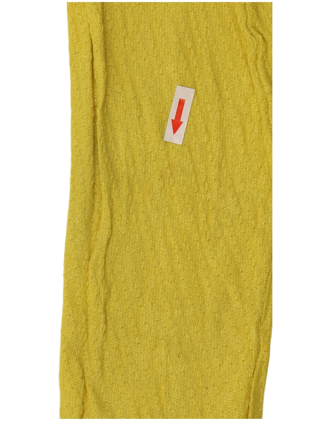 Suéter feminino Zara com gola redonda, Reino Unido 12 Médio Amarelo