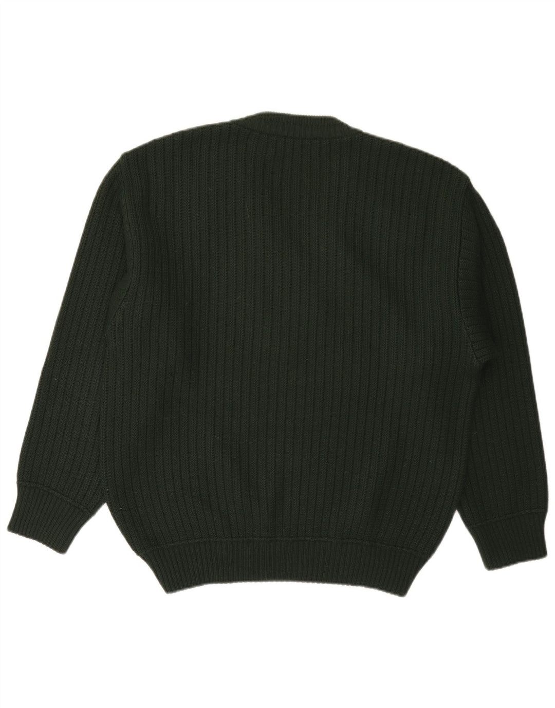 Suéter Malagrida Masculino V-Neck Tamanho Large Verde Geométrico Poliacrílico
