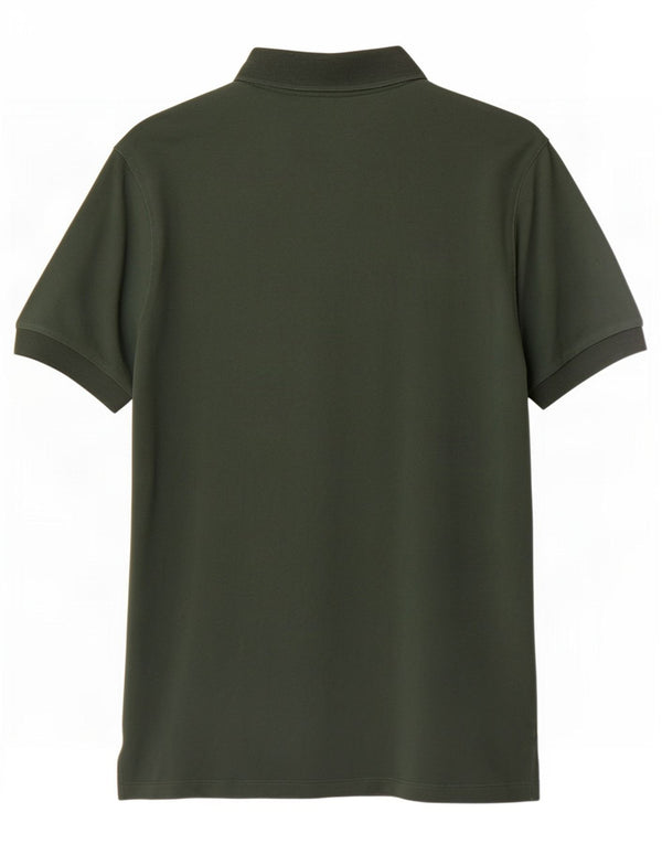 Camisa polo masculina Hugo Boss algodão verde médio