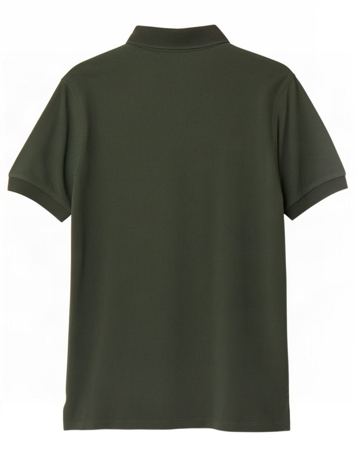 Camisa polo masculina Hugo Boss algodão verde médio