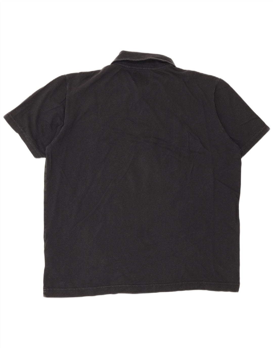 Camisa polo masculina Woolrich grande algodão preto