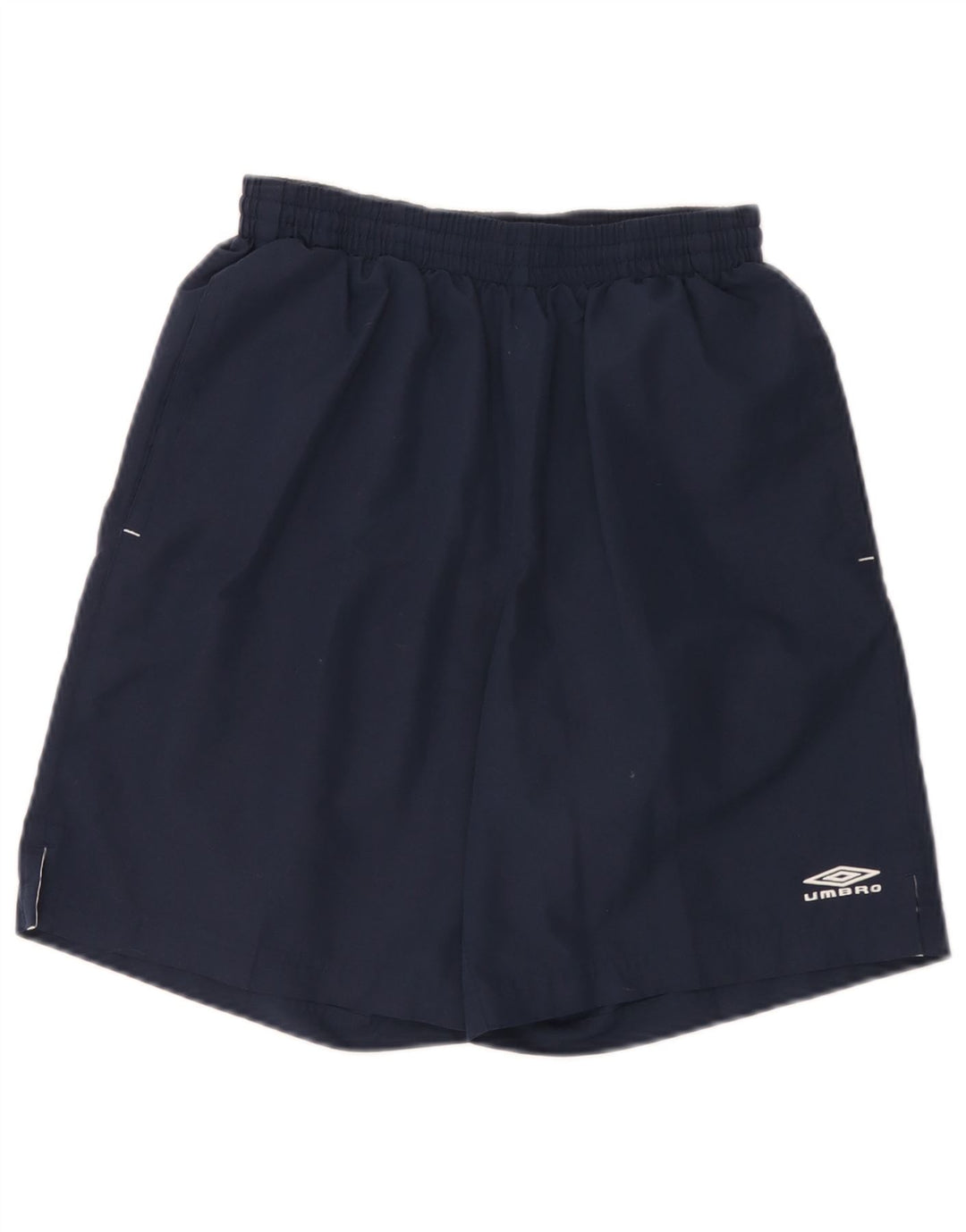 Shorts esportivos masculinos Umbro pequenos poliéster azul marinho