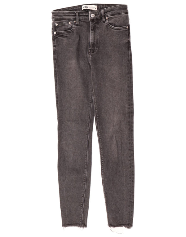 Calça jeans skinny feminina Zara EU 36 XS W26 L27 cinza
