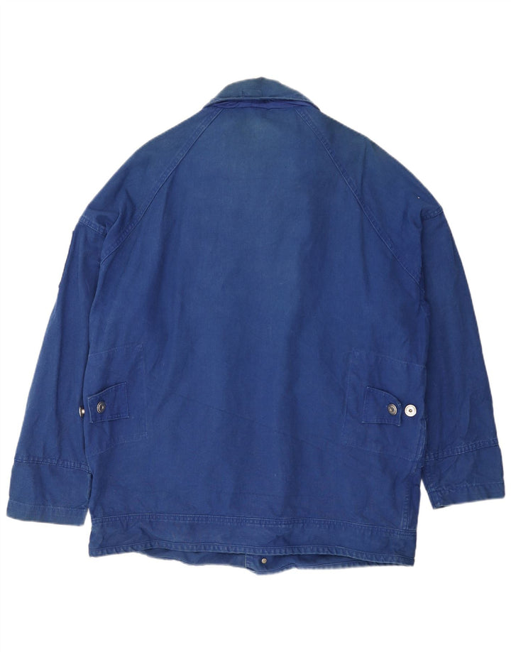 Jaqueta bomber masculina Murphy & Nye de ajuste solto Reino Unido 40 grande azul
