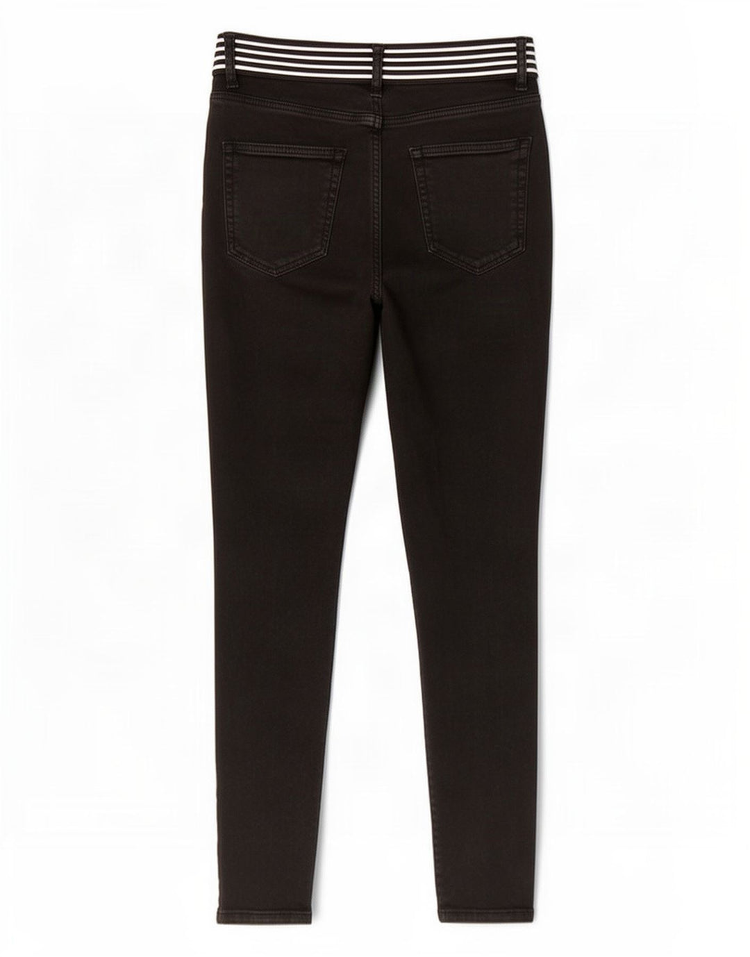 Zara Jeans Slim Feminino EU 38 Pequeno W28 L27 Preto