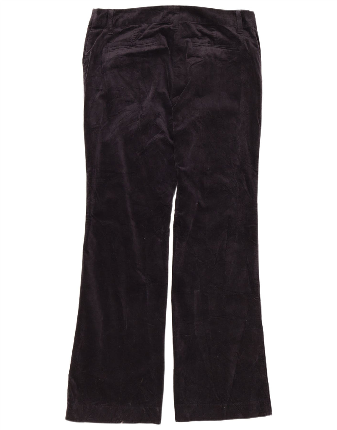 Calça feminina IZOD Bootcut Velvet Chino US 8 Médio W32 L31 Azul marinho