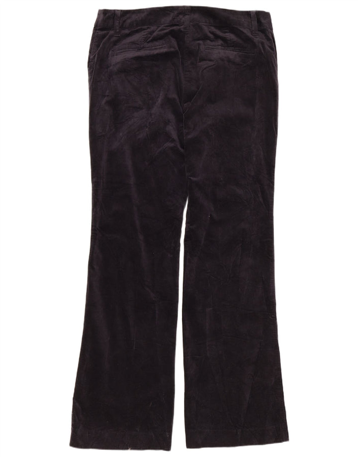 Calça feminina IZOD Bootcut Velvet Chino US 8 Médio W32 L31 Azul marinho