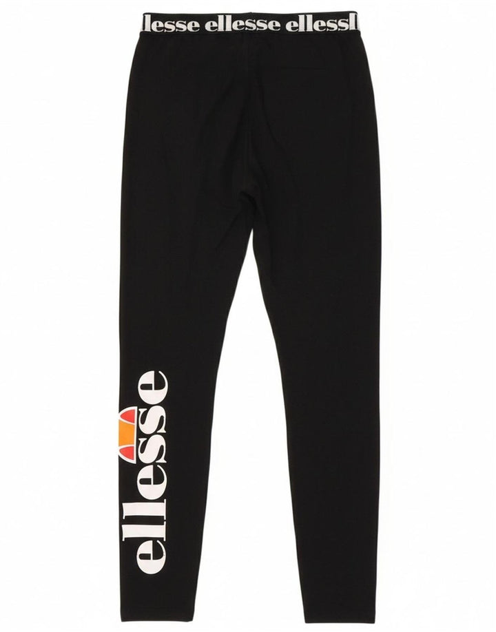 Leggings estampadas para meninas ELLESSE 12-13 anos pretas