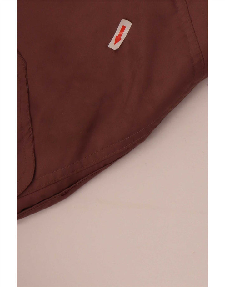 Jaqueta Parka de grandes dimensões para mulheres vintage EU 42 grande poliéster marrom