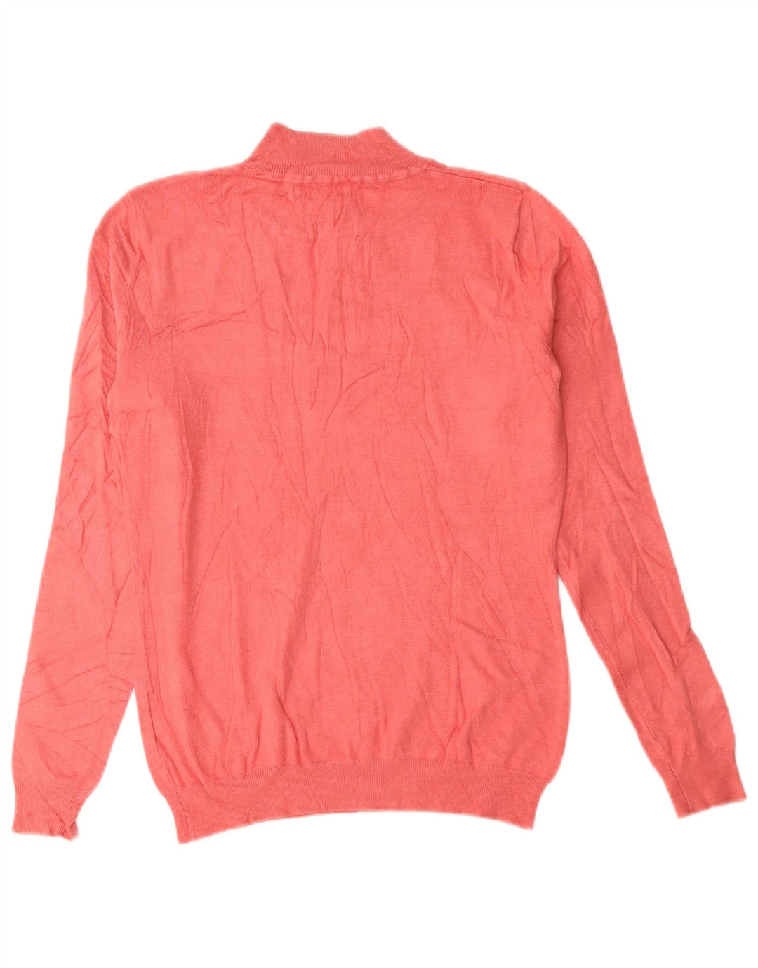 Suéter feminino Guess com gola tartaruga gráfica Reino Unido 10 pequeno rosa