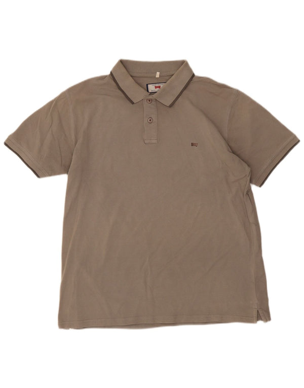 Camisa polo masculina Carrera XL algodão marrom