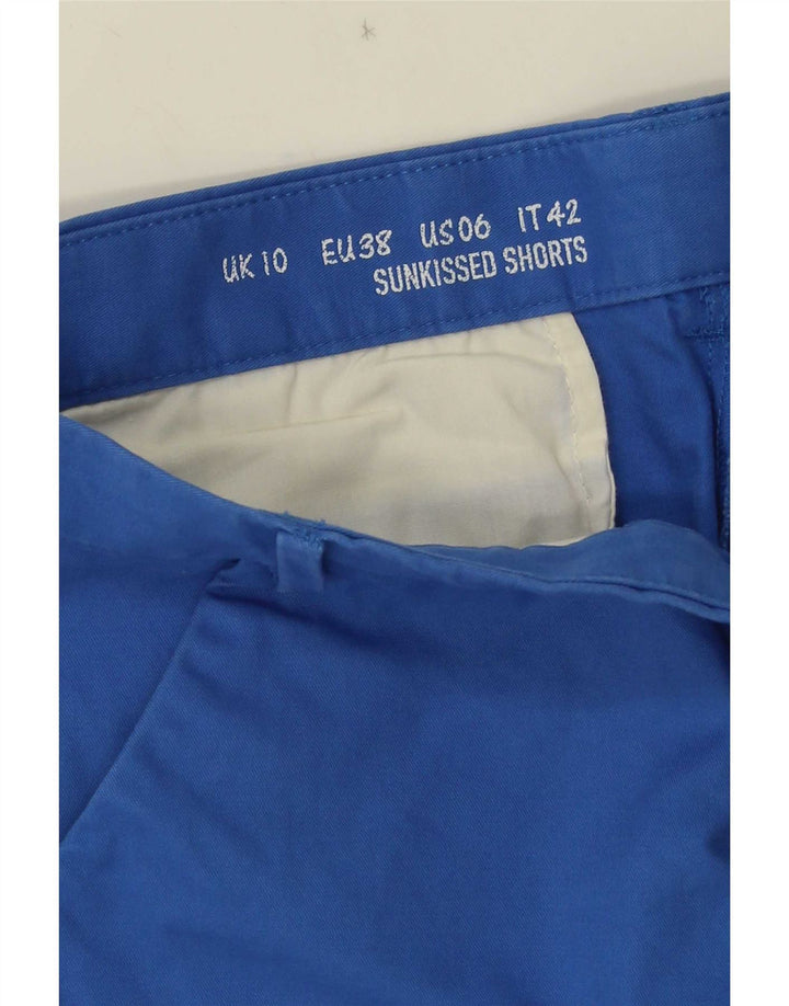 Shorts casuais femininos Gap Reino Unido 10 pequeno W32 azul