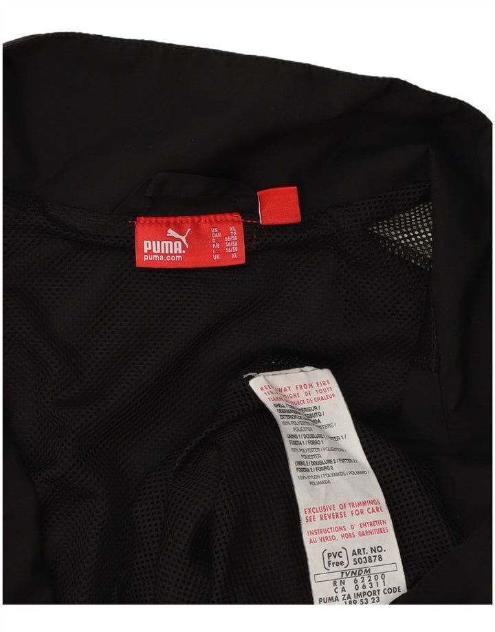 Puma Mens Tracksuit Top Jacket XL Preto Colourblock Poliéster