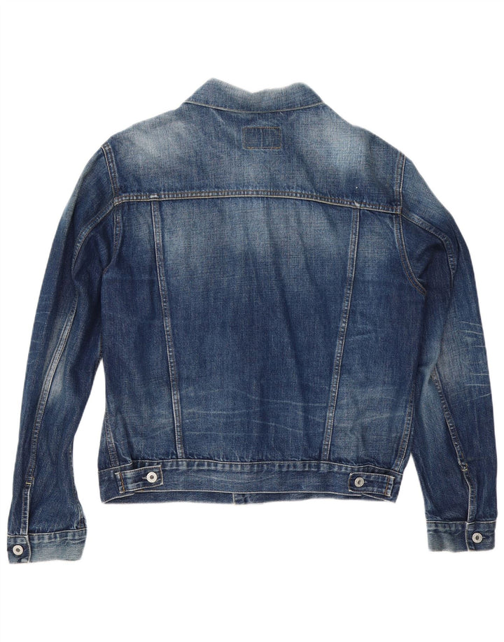Jaqueta jeans feminina Energie UK 18 XL algodão azul