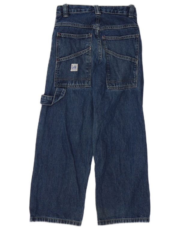 LEE Boys Jeans de perna larga 7-8 anos W24 L23 Azul