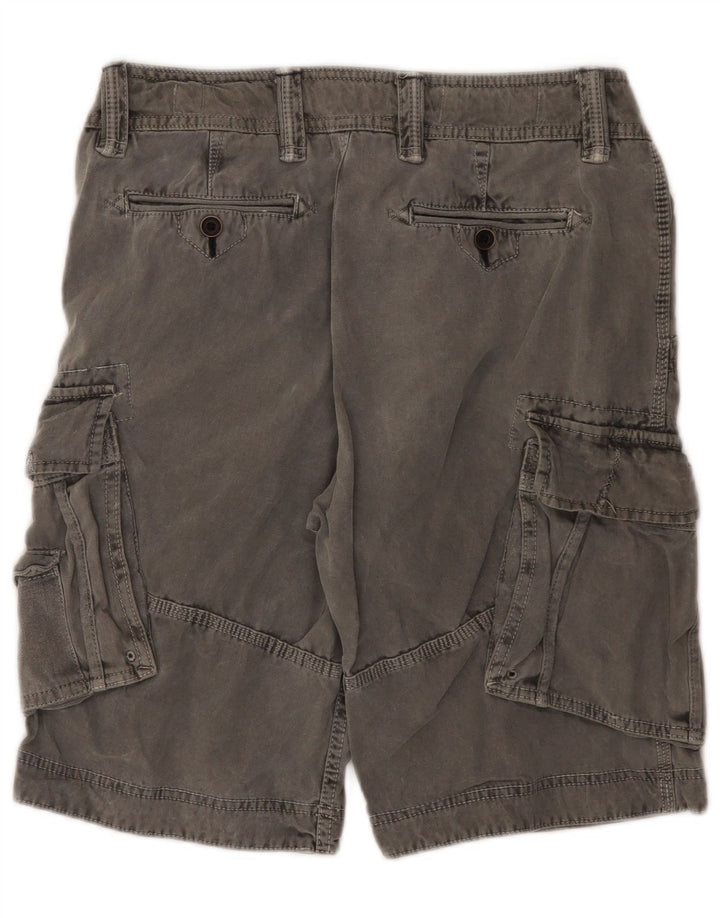 Shorts cargo masculino White Stuff W32 algodão cinza médio
