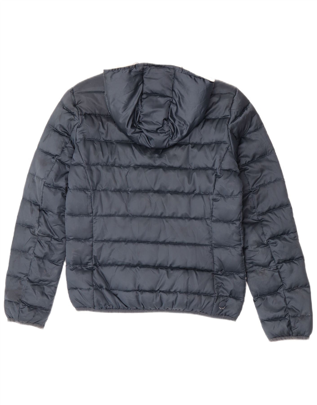 Jaqueta acolchoada com capuz feminino Colmar IT 44 poliéster azul marinho médio