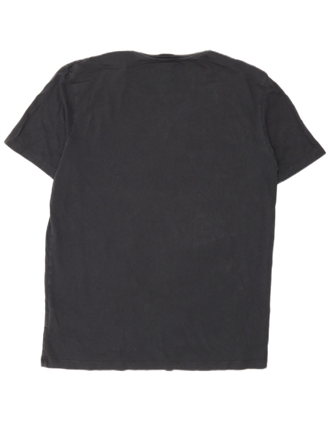 Cos Camiseta Masculina Top Médio Algodão Preto